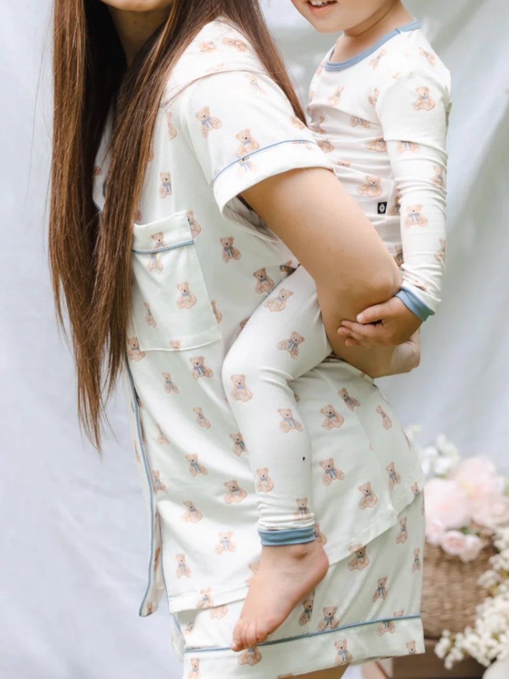 NWT Kyte baby Women’s Short Sleeve Pajama Set in Teddy Bear